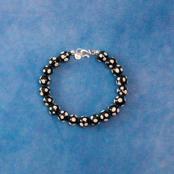 Polka Bracelet Black